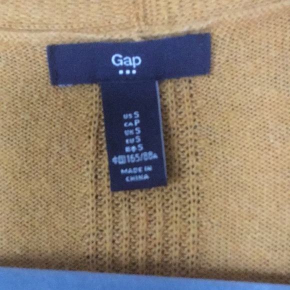Gap cardigan mustard color - Picture 2 of 9